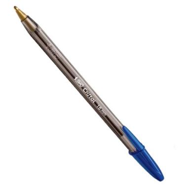 Imagem de Caneta esferográfica 1.6 azul cristal bold Bic