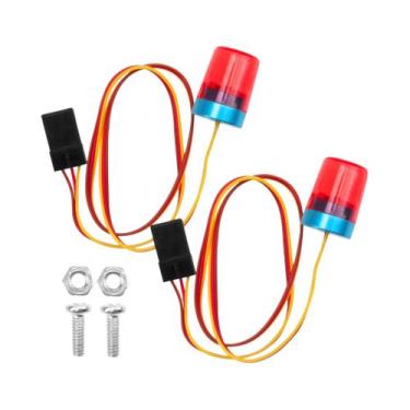 Imagem de Luzes De Alarme LED RC Multifuncionais Para 1/10 TRX4 SCX10 1/14 Tamiy