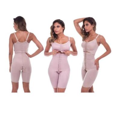 Imagem de Cinta Pós Parto e Cirúrgico Prótese de Silicone Mamoplastia Abdominopl