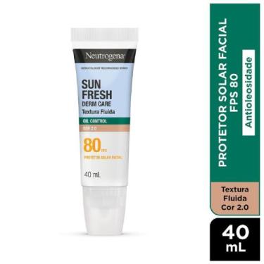 Imagem de Protetor Solar Facial Neutrogena Sun Fresh Derm Care Oil Control Cor 2
