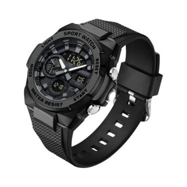Imagem de Relógio Esportivo Tático Masculino Com Mostrador Grande, Marca SANDA, 