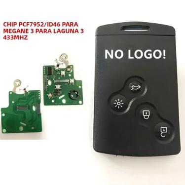 Imagem de Chave De Controle Remoto Para Carro Sem Fio Para Renault Megane3 Fluen