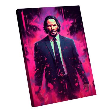 Imagem de Quadro John Wick Purple -- Br Artes