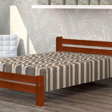 Imagem de Cama Queen Size Itália de Madeira Maciça Angelim Mel