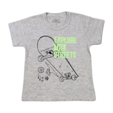 Imagem de Camiseta Infantil Manga Curta Estampa Explore 2370 - Bicho Bagunça-Masculino