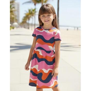 Imagem de Vestido Em Malha 100% Algodão de Calor Menina Malwee Kids, Modelo 02, 