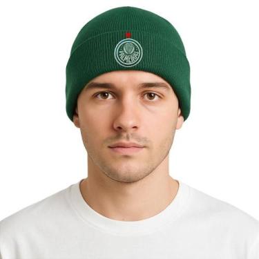 Imagem de Gorro Palmeiras Tricot Verde Adulto Oficial - Revedor