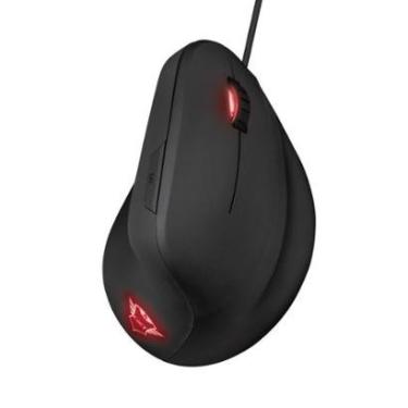 Imagem de Mouse Gamer GXTrust 144 REXX, Design Vertical, RGB, 6 Botões, 10K DPI, USB, Preto - 22991-Unissex