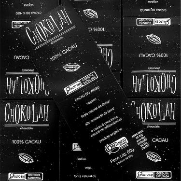 Imagem de Kit 2X: Chocolate 100% Cacau Zero Açúcar Orgânico CHoKolaH 60g