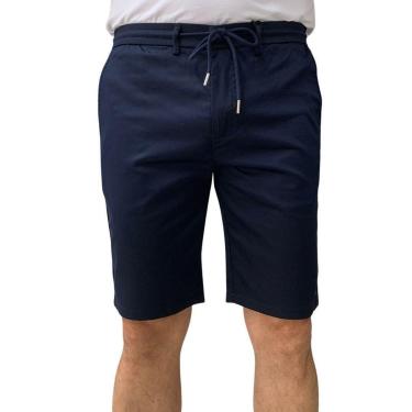 Imagem de Bermuda Sarja Sallo Slim Azul 6990 - Azul 44-Masculino