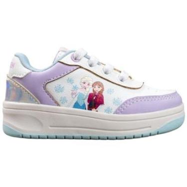 Imagem de Tenis Bebe Infantil Foorce Calc Facil Frozen Disney Original-Feminino