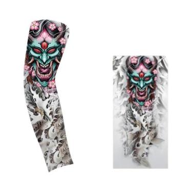 Imagem de Manga Protetora Solar Unissex Fina Para Tatuagem, Caminhada, Pesca, Fe