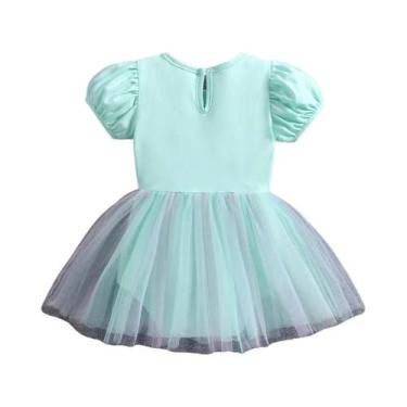 Imagem de Macacão Infantil De Princesa Para Meninas Com Faixas Para a Cabeça, Ro