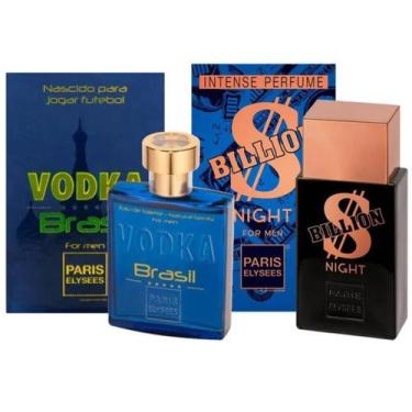 Imagem de Perfume Billion Night + Vodka Brasil Azul - Paris Elysees 10ml