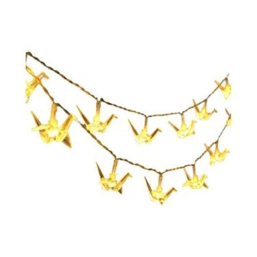 Imagem de Luzes De Cordão Vintage Com 40 LEDs Em Formato De Pássaros Para Decora