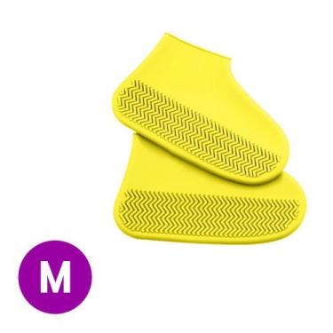 Imagem de Capa Chuva Tenis Moto Pes Bota Sapato Impermeavel Bicicleta Silicone -
