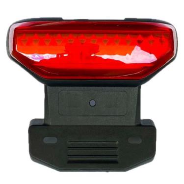 Imagem de Luz de Freio Traseiro para Bicicleta Elétrica Eko-5 Duos, Preto, 3 mes