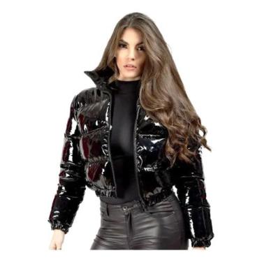 Imagem de Blusa De Frio Moda Feminina Croped Metaliada - Gomes