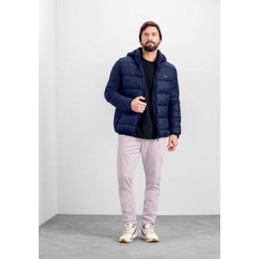 Imagem de Jaqueta Masculina Puffer Com Capuz Removível Em Nylon Fico 68239, Mari