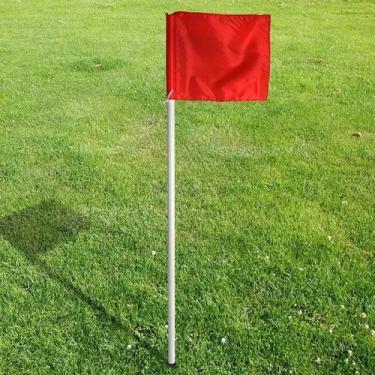 Imagem de Bandeira Corner Escanteio Pista&ampCampo Oficial De Futebol De Campo R