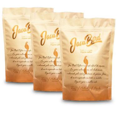 Imagem de Café Jacu Bird Moído Kit 3 pacotes de 250g - Jacu Bird Camocim