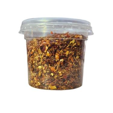Imagem de Pimenta Calabresa Dedo-de-Moça em Flocos 50g - Pote com Tampa - no-bra