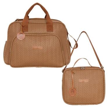 Imagem de Kit Bolsas Maternidade Pirulitando G+F Refúgio Marrom - Pirulitando Ba