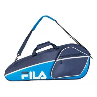 Imagem de Raqueteira Fila Unisex Team Com Compartimento Para Raquetes, Azul clar