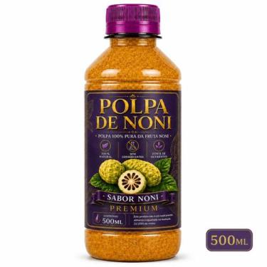 Imagem de Polpa De Noni Natural 500ml Produto Lacrado Fruta Selecionada - Morind