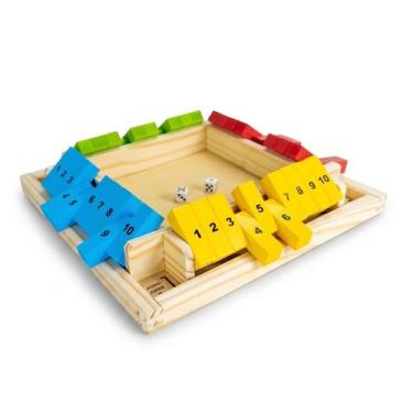 Imagem de Jogo Abre e Fecha da BrinqMutti - Brinquedo Educativo de Madeira, Desa