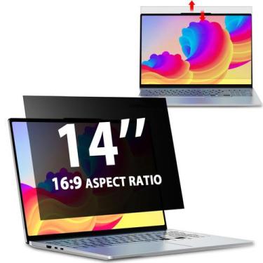 Imagem de Filtro de privacidade para notebook LUSA DESIGN 14" 16:9 antirreflexo