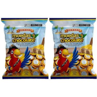 Imagem de Moeda de Chocolate Ki Kakau C/ 43u 160g - 2 Pacotes
