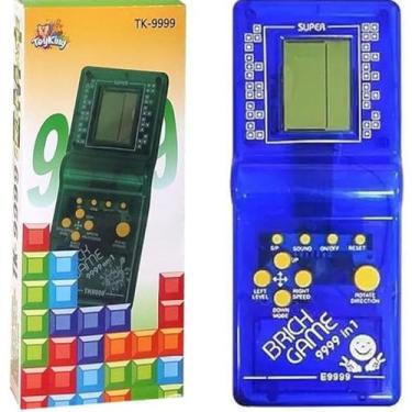 Imagem de Mini Game Retrô Portátil Clássico Brick Game 9999 Jogos In 1 Nostalgia