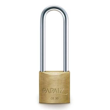 Imagem de Cadeado Cr 35-70 Haste Longa - 0100352sm - Papaiz Cadeado Haste Longa 