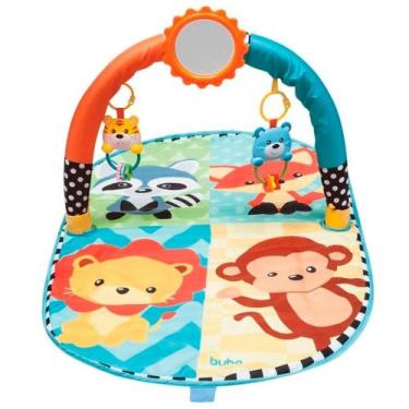 Imagem de Tapete Atividades Infantil Baby Amiguinhos Da Selva 3+ 08564 Buba