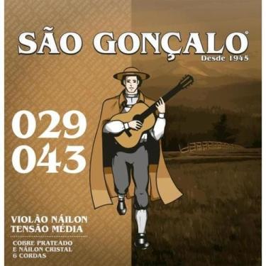 Imagem de Encordoamento Para Violão Nylon .029 Cristal São Gonçalo