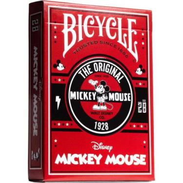 Imagem de Baralho bicycle the original mickey mouse 1928 jogos magica coleção de
