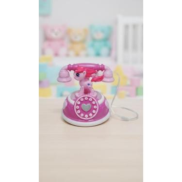Imagem de Telefone Infantil Musical com Luz e Som Rosa - Congratulations Store