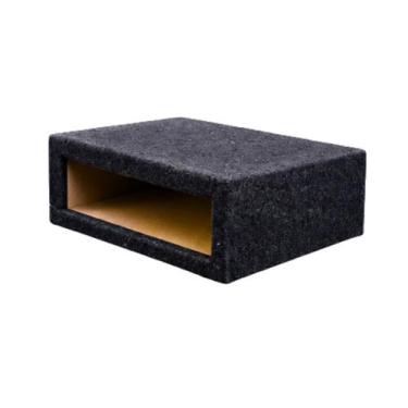 Imagem de Caixa Gabinete 1 Din Automotivo APSounds MDF - - AP SOUD, Grafite