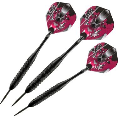 Imagem de Viper - dardos pretos Mariah com ponta de aço, 22 gramas