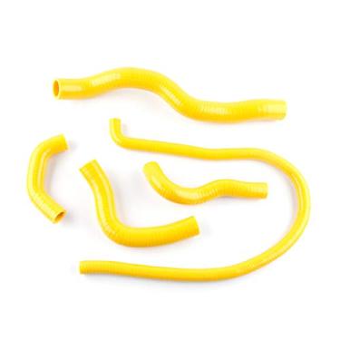 Imagem de LUXERAD Tubo de refrigeração de 3 camadas de 4,5 mm de desempenho de silicone para Kawasaki Vulcan VN 1600 03-08 (Amarelo)