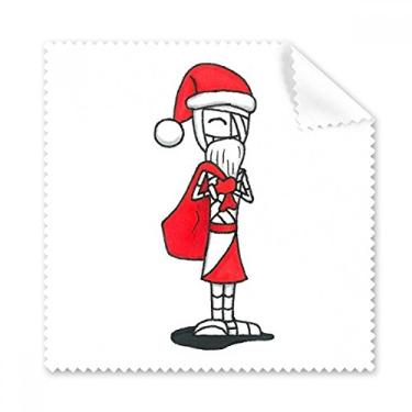 Imagem de Natal, Papai Noel, Horus, chapéu, bolsa, pano de limpeza, limpador, 5 peças