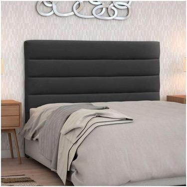 Imagem de Cabeceira Quenn Estofada Berlim Suedepreto -m&f Decor