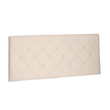 Imagem de Cabeceira Painel Tânia Casal 140cm Suede Bege