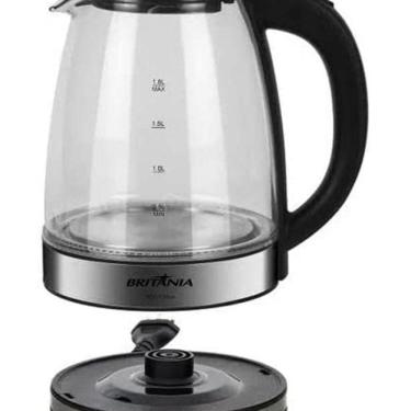 Imagem de Chaleira Elétrica Britânia Glass 1,8L Jarra Removível Vidro