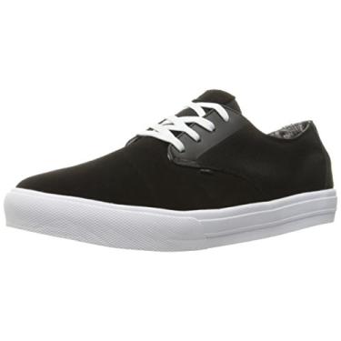 Imagem de Globe Motley Lyt Tênis de skate masculino, Preto/branco, 7.5