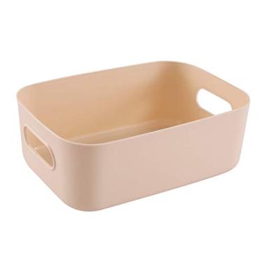 Imagem de Kiboule Cesta de armazenamento de plástico de mesa portátil de plástico cozinha cesta de geladeira banheiro caixa de armazenamento de mesa lanche caixa de organização cosmética para armário de escritório