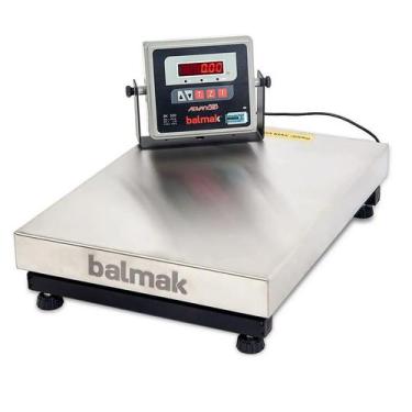 Imagem de Balança Balmak Plataforma Bk-300I1b Em Aço Inox Com Bateria