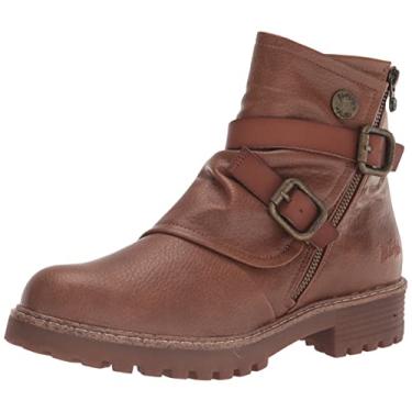 Imagem de Blowfish Malibu Bota feminina Ronin no tornozelo, Walnu Tumbleweed/Brn Dyecut, 6