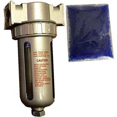 Imagem de Filtro de ar comprimido de 1,27 cm, dessecador, separador de água e umidade
